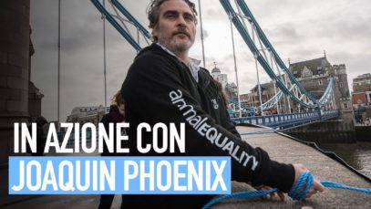 Animal Equality: con Joaquin Phoenix in azione su London Bridge